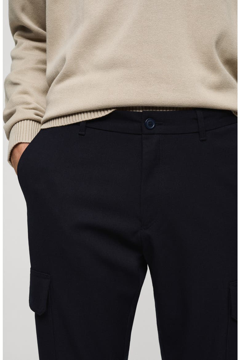 Regular Fit Cargo Pants, Alternate, color, DARK NAVY