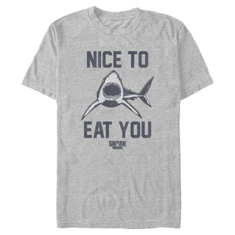 Mens Discovery Shark Week Looking Sharp T Shirt