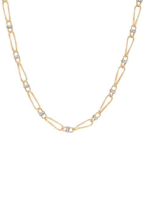 Marrakech Onde 18k Gold Diamond Necklace