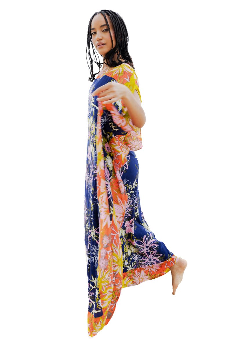 SAACHI Floral Kaftan, Alternate, color,