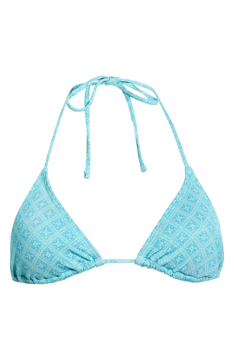 Rip Curl Moon Geo Metallic Triangle Bikini Top, Main, color, 
