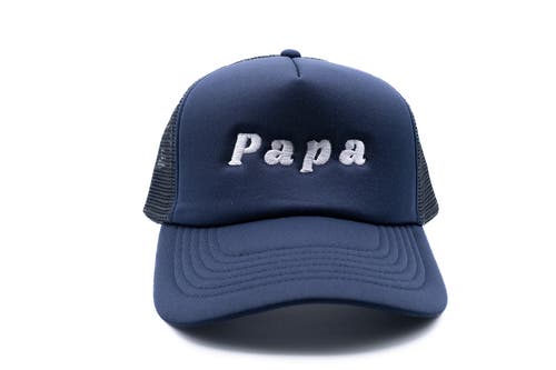 Rey To Z Papa Foam Trucker Hat In Blue