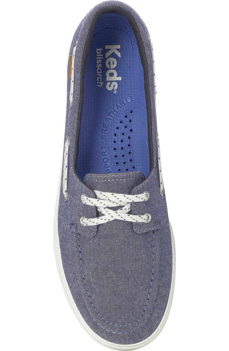 Keds<sup>®</sup> Center II Boat Shoe, Alternate, color, Blue