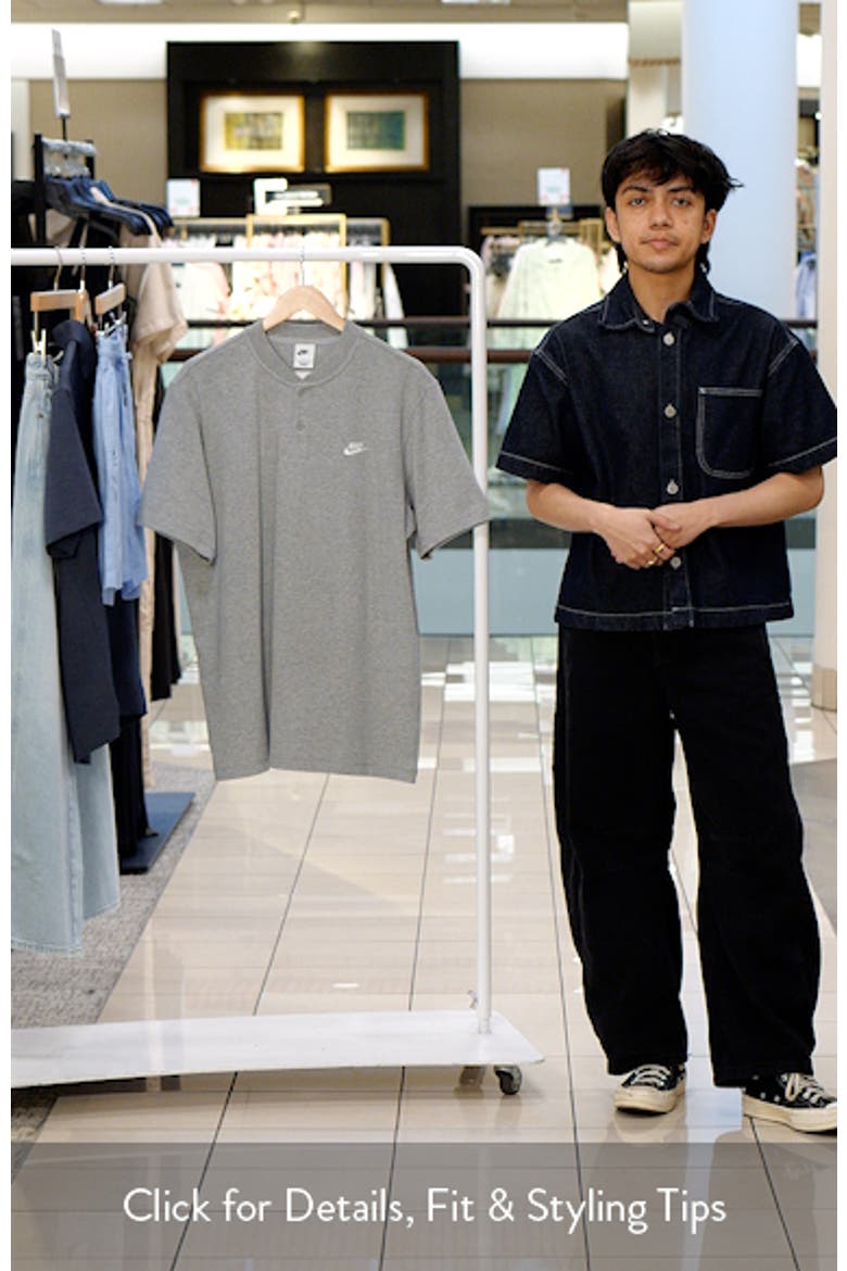 Club Short Sleeve Cotton Henley video