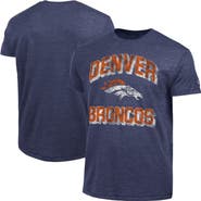 Champion Men's Champion Navy Denver Broncos Ultimate Tri-Blend T-Shirt
