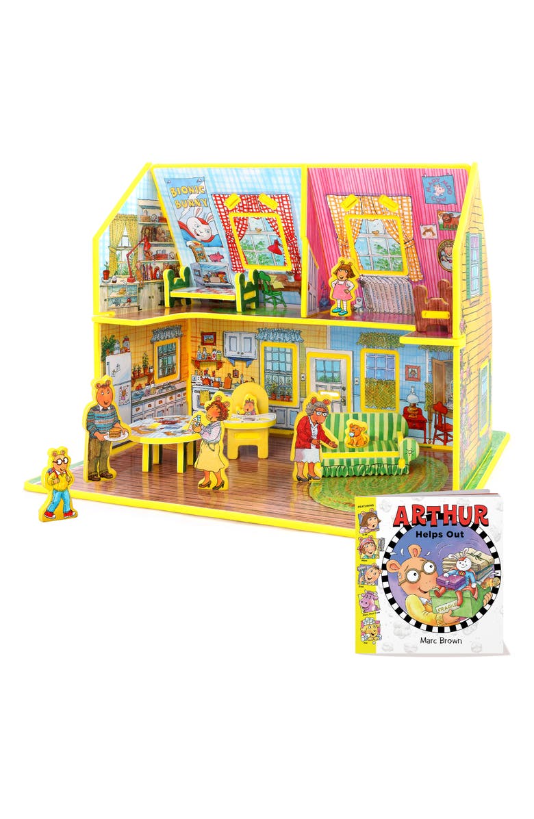Storytime Story Time 'Arthur Helps Out' Book & Toy House Play Set, Main, color, 