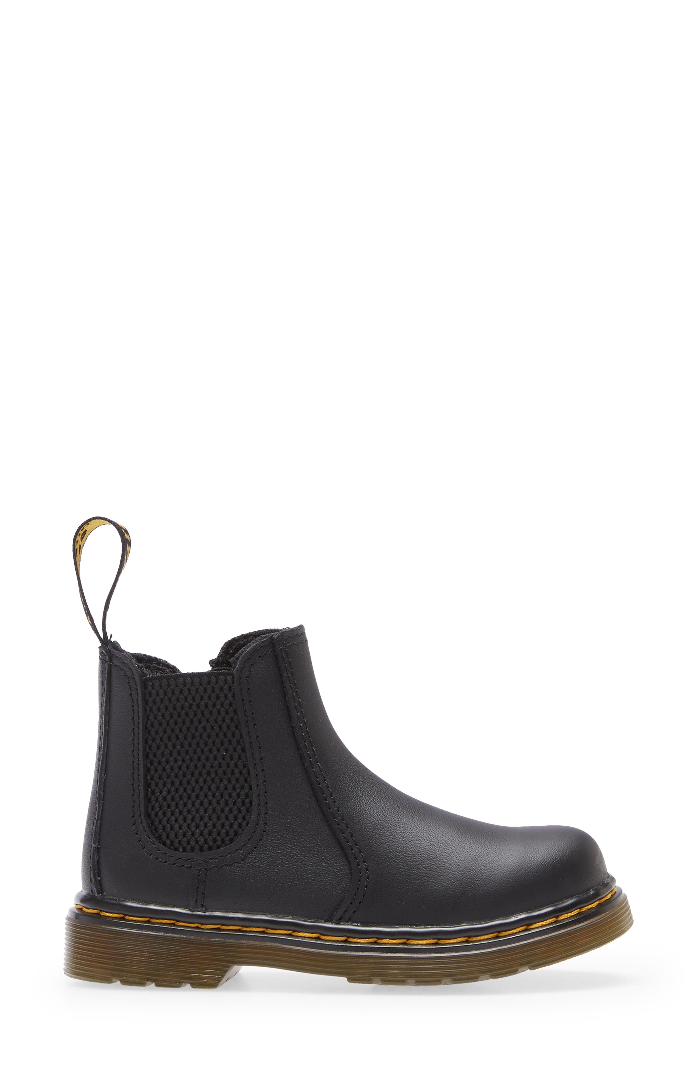 Dr. Martens Kids' 2976 Chelsea Boot, Alternate, color, Black