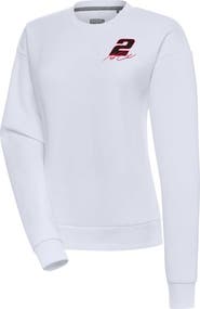 ANTIGUA Women's Antigua  White Austin Cindric Victory Pullover Sweatshirt