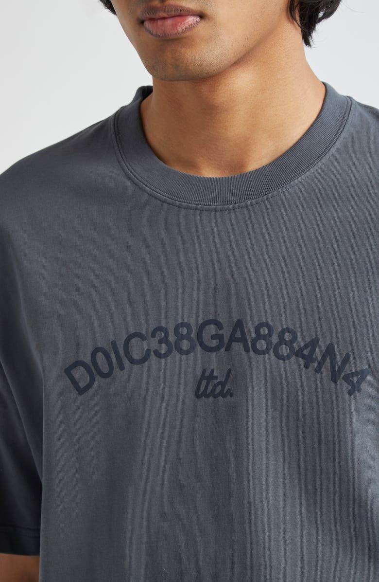 Dolce&Gabbana Numeric Logo Cotton Graphic T-Shirt, Alternate, color, 
