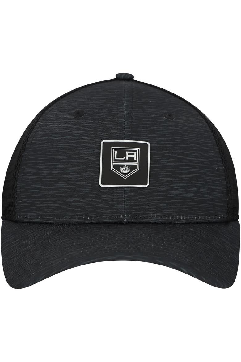 Women's Fanatics  Black Los Angeles Kings Authentic Pro Adjustable Trucker Hat, Alternate, color, Black