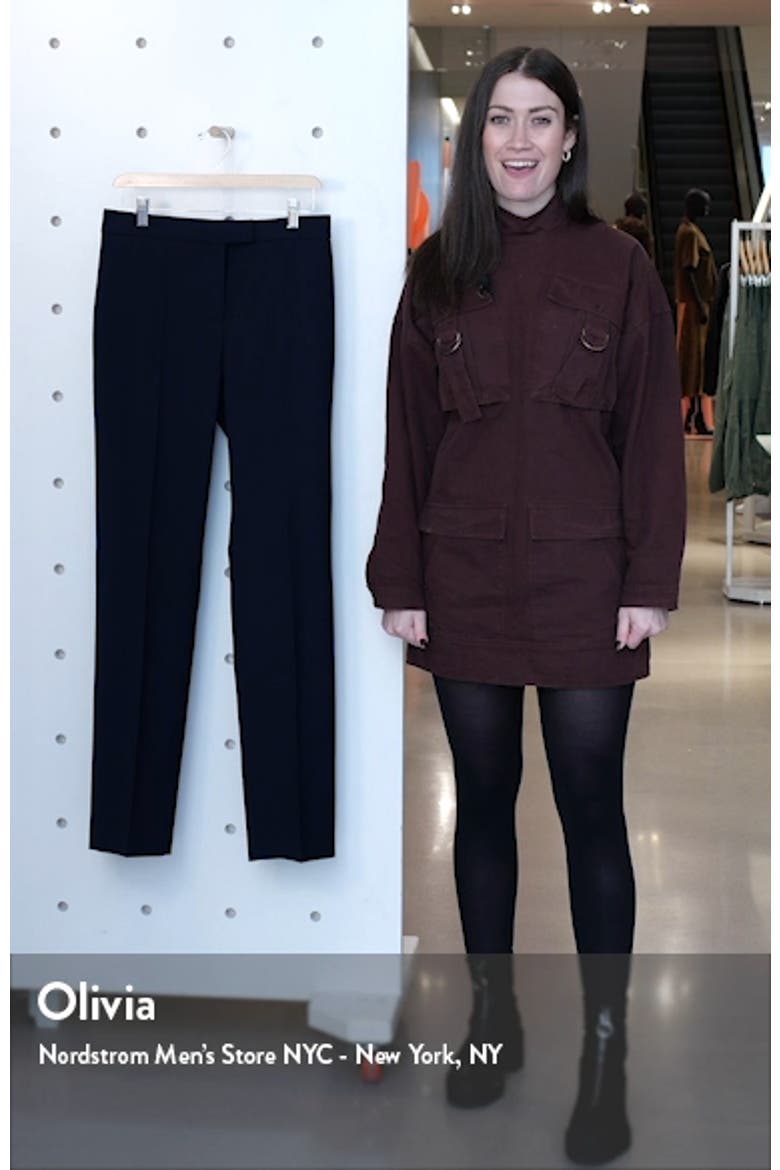 Tewah 1 Straight Leg Stretch Wool Pants video