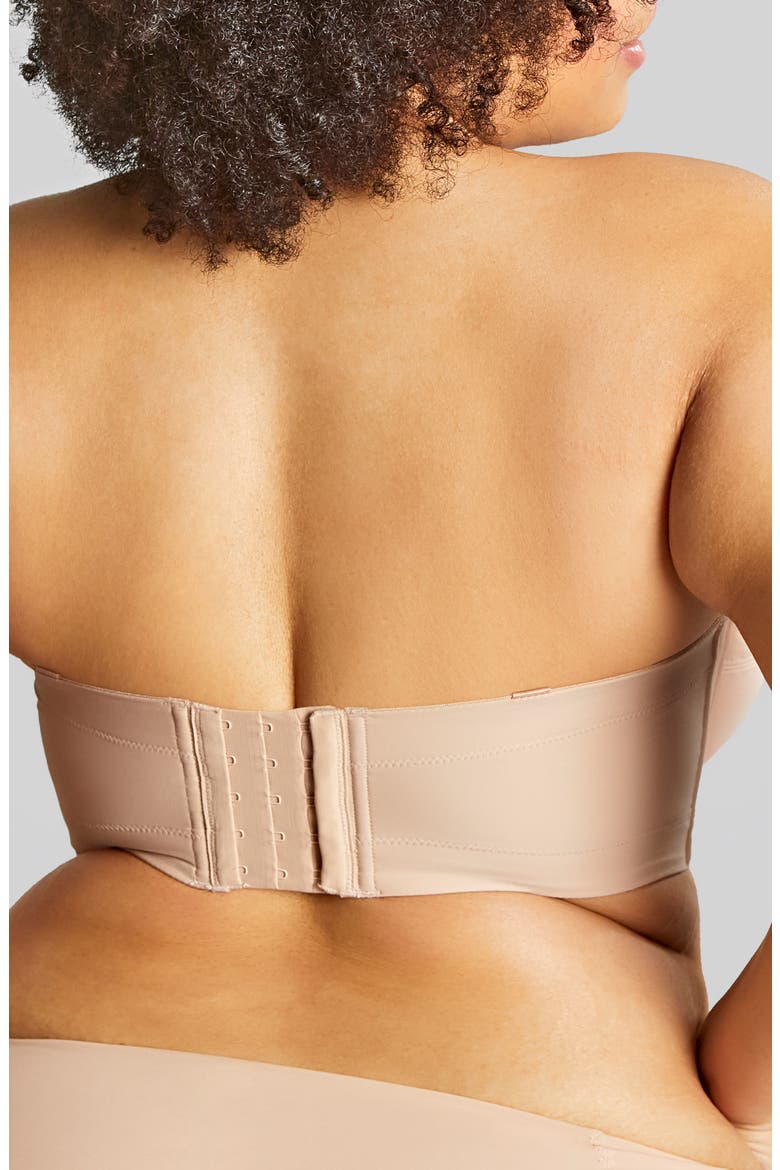 Dana Underwire Strapless Bra, Alternate, color, LINEN