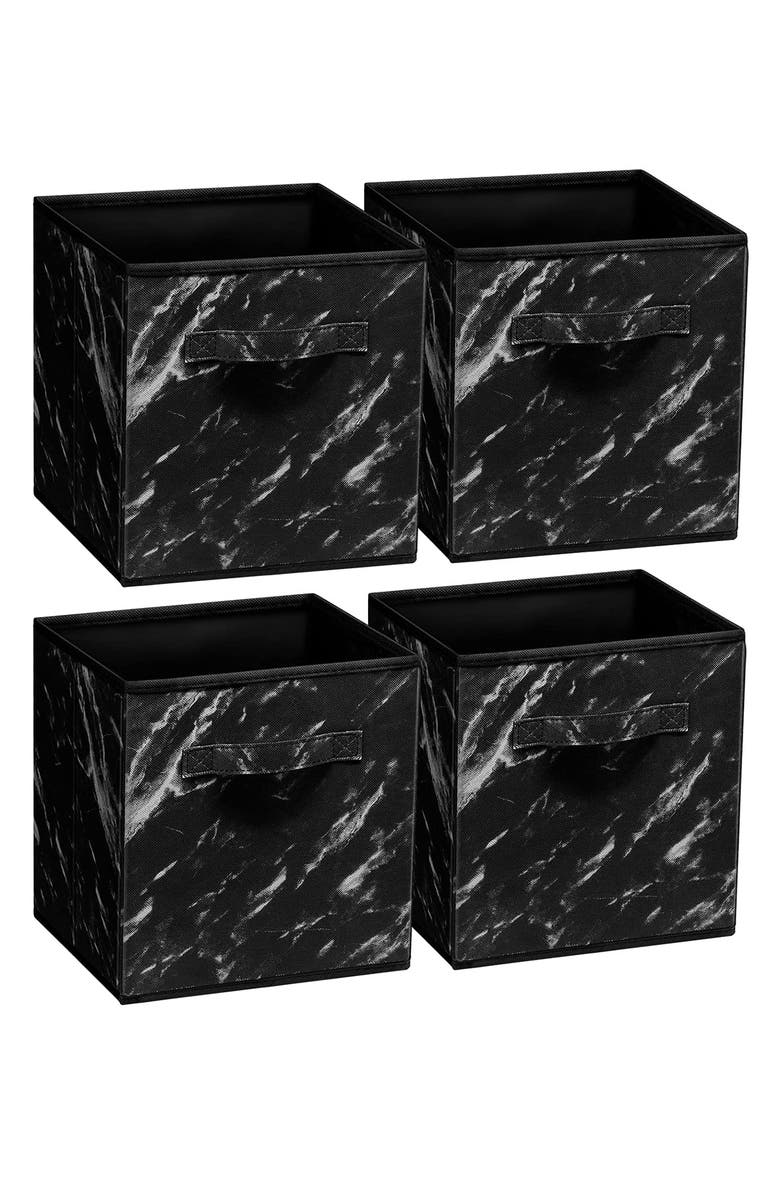 SORBUS Foldable Storage Cube - Set of 4, Main, color,