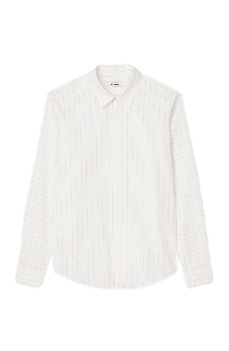 SANDRO Striped shirt, Alternate, color, 