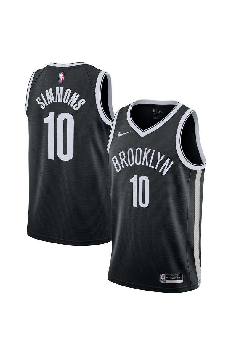 Nike Ben Simmons Black Brooklyn Nets 2021/22 Swingman Jersey - Icon Edition, Main, color, 