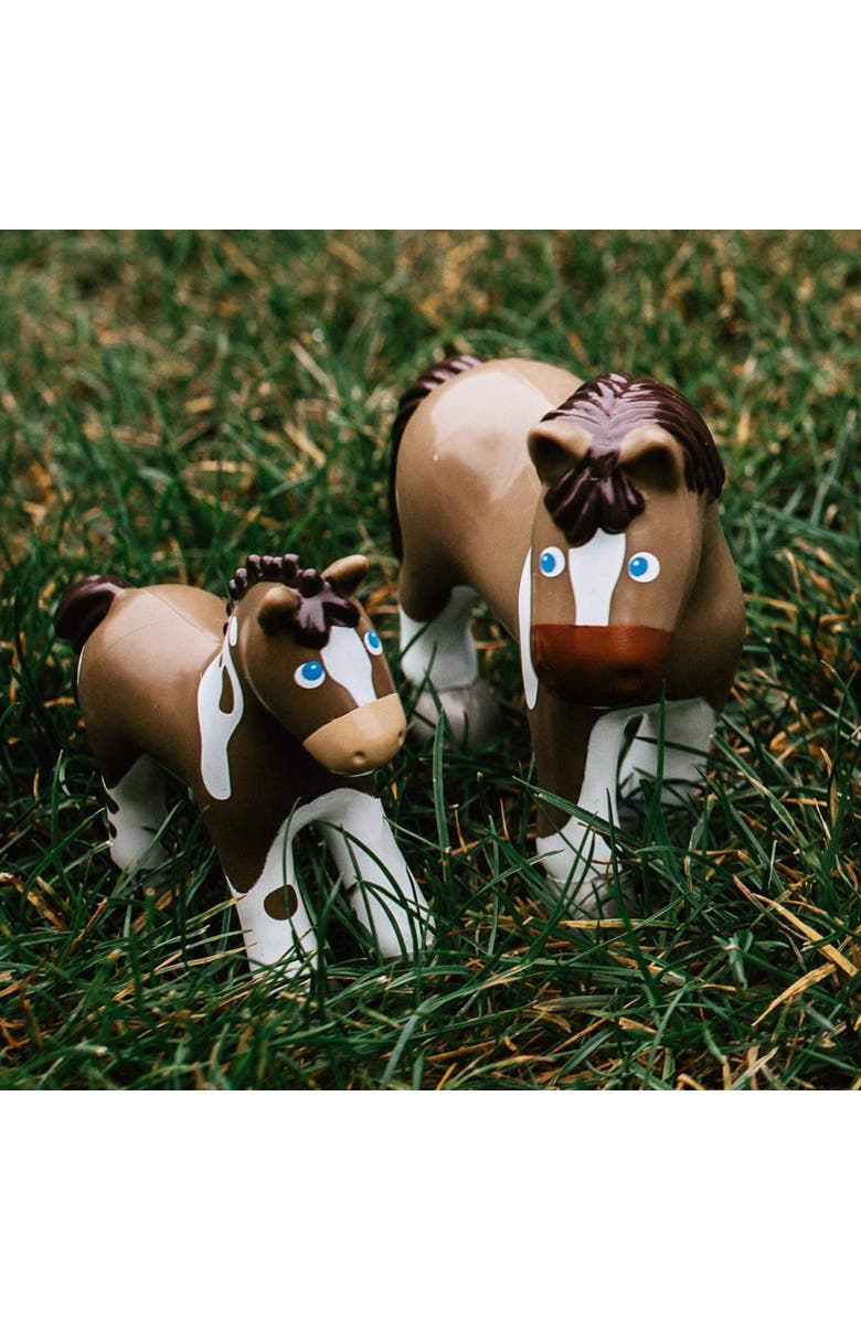 HABA Little Friends Horse Tara - 4.5" Apaloosa Farm Animal Toy Figure, Alternate, color, Multi