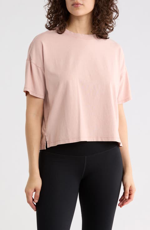 Stone Wash Boxy Crop T-Shirt