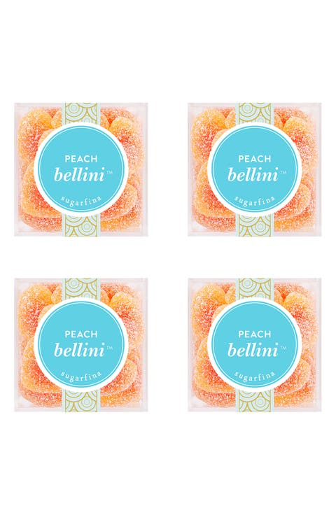 Peach Bellini Set of 4 Candy Cubes