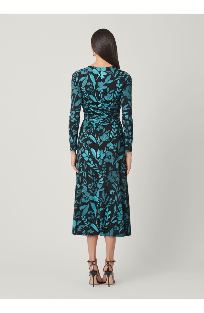 Shoshanna Max Highgate Floral Dress, Alternate, color, Jet/Teal