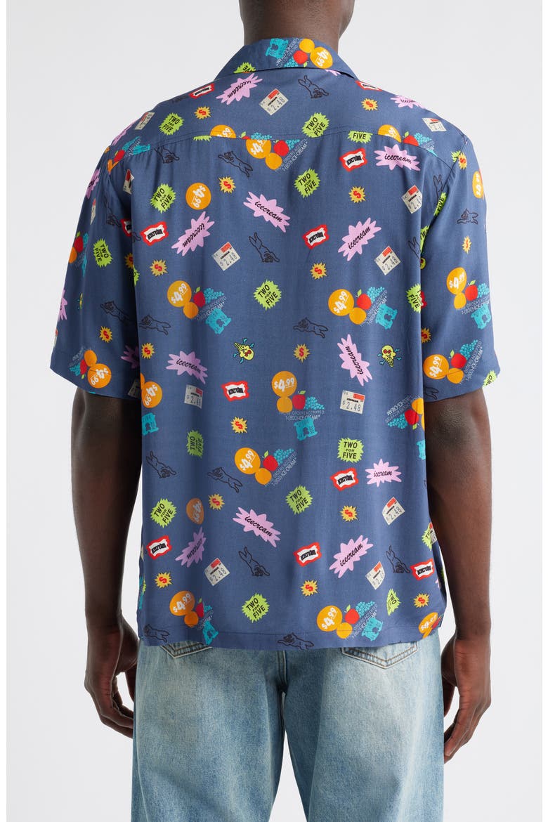 Stickers Camp Shirt, Alternate, color, SARGASSO S