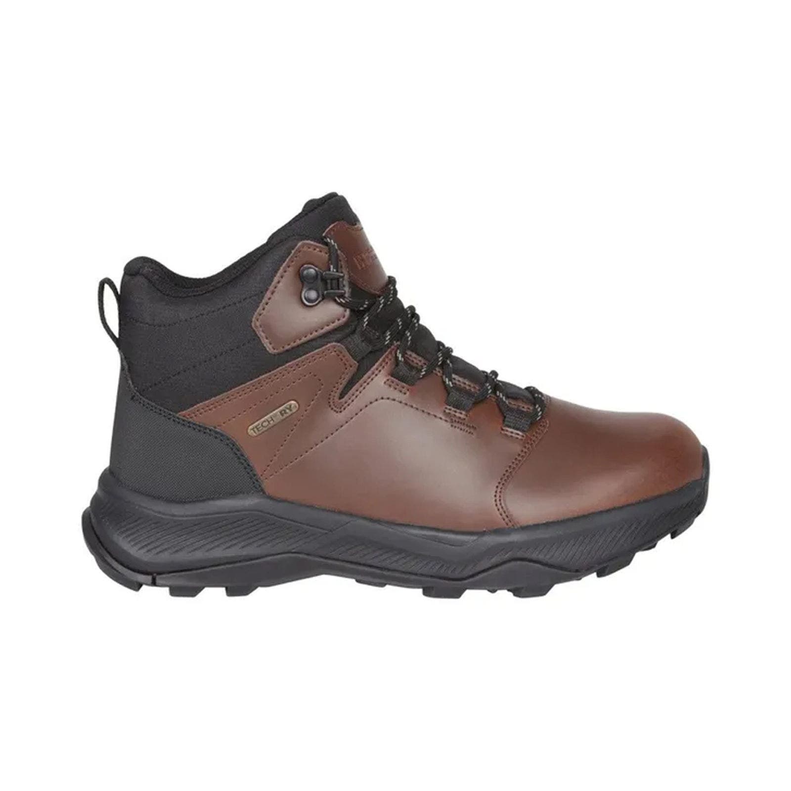Exploration Leather Waterproof Walking Boots, Main, color, Brown