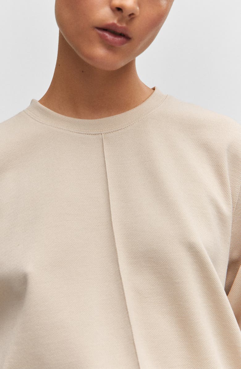MANGO Pintuck Sweatshirt, Alternate, color, 