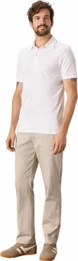 Pact Organic Cotton Luxe Stretch Jersey Slim Polo