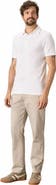 Pact Organic Cotton Luxe Stretch Jersey Slim Polo