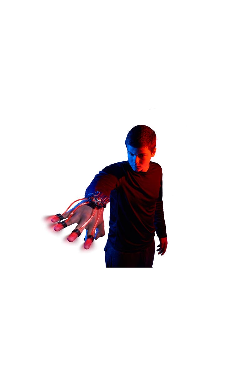 Mukikim SpyX/ Lite Hand -Cool light device for your hands&fingers to navigate the dark. Must have gear for a spy collection. Lite beams attach to fingers to distract your target or stealthly see in the dark!, Alternate, color, Black
