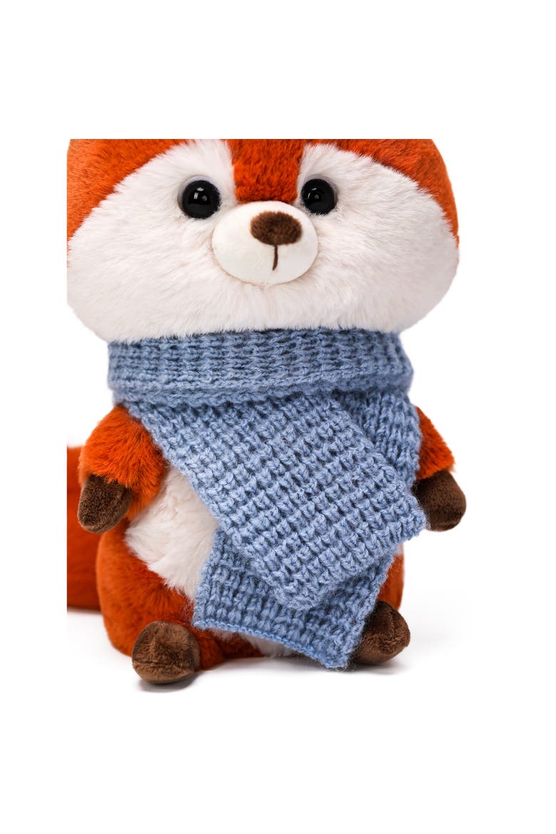Mini Scarf Fox 9.8in Plush, Alternate, color, Multicolored
