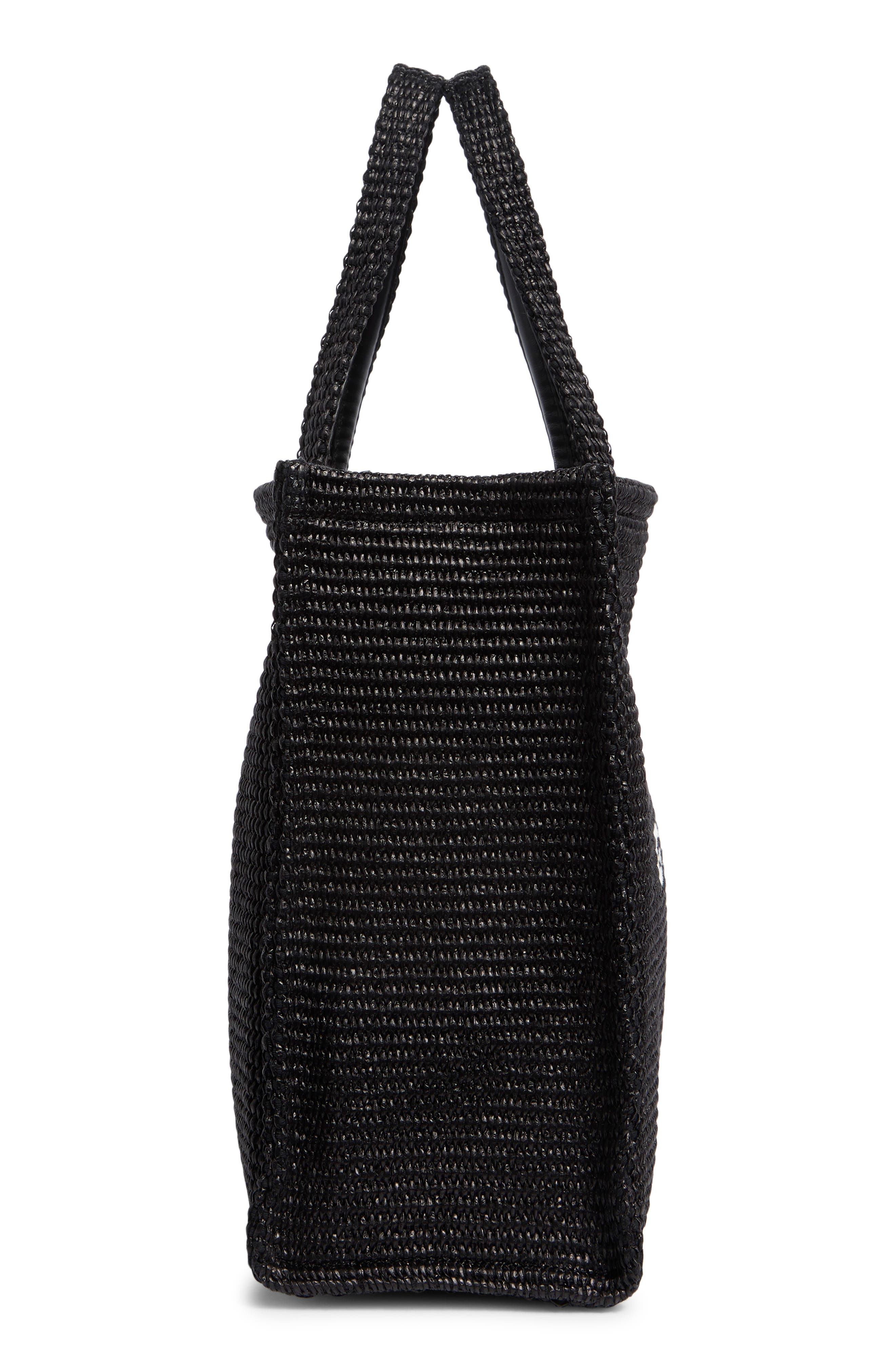 Givenchy Logo Raffia Tote, Alternate, color, 