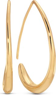 Ettika Simple Threader Hoop Earrings
