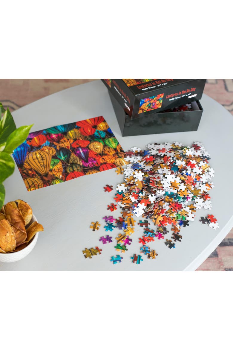 Lanterns In Hoi An City Floating Lights 1000 Piece Jigsaw Puzzle, Alternate, color, Multi-Color