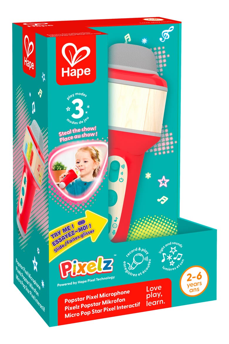 Kids' Pixelz Popstar Microphone, Alternate, color, MULTIPLECOLOR