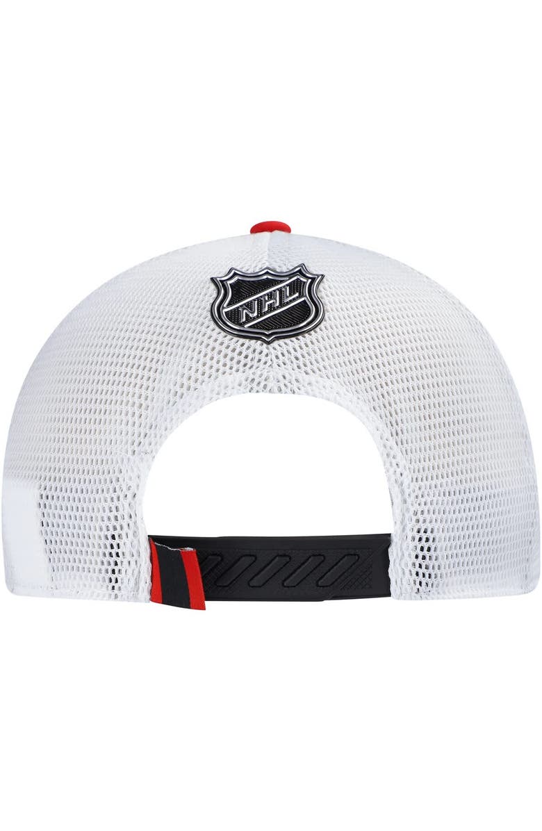 FANATICS Men's Fanatics Black/White Ottawa Senators Authentic Pro Draft Podium Trucker Adjustable Hat, Alternate, color, 