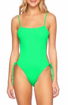 Susana Monaco Tie Back One-Piece Monokini Swimsuit