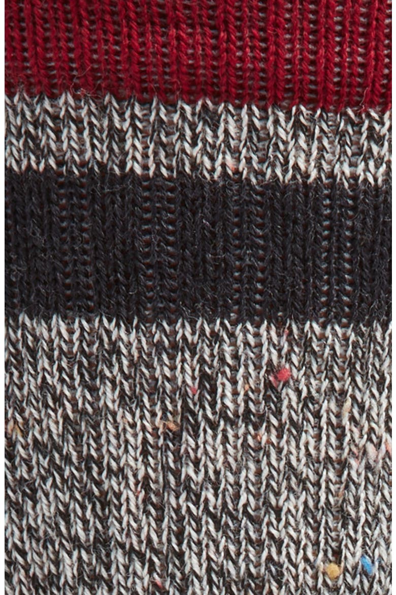 Everyday Larimer Wool Blend Crew Socks, Alternate, color, TIBETAN RED