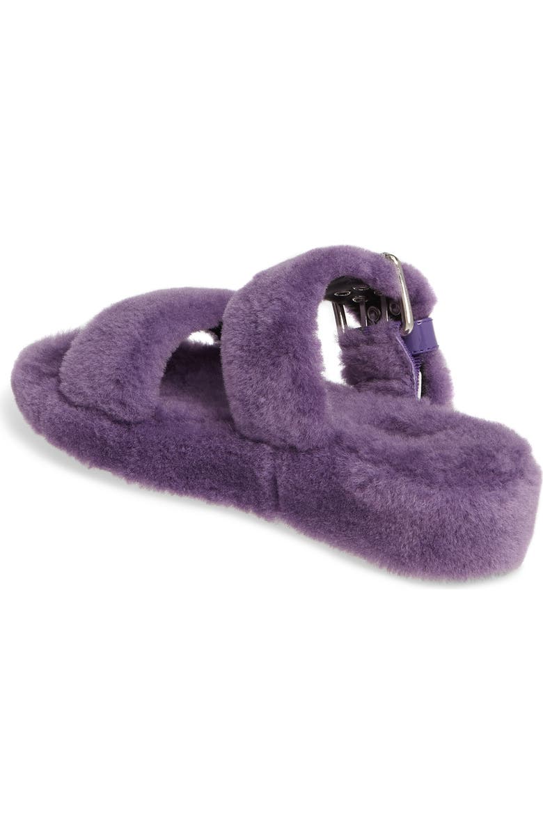 UGG<sup>®</sup> Fuzz Yeah Genuine Shearling Slide, Alternate, color,