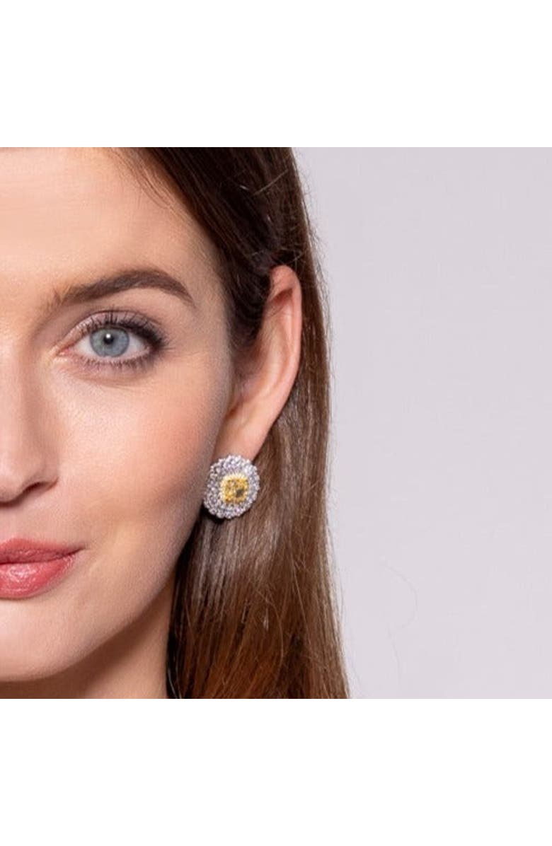 Anna Zuckerman La Maya Diamond Crystalline Earrings, Alternate, color, 