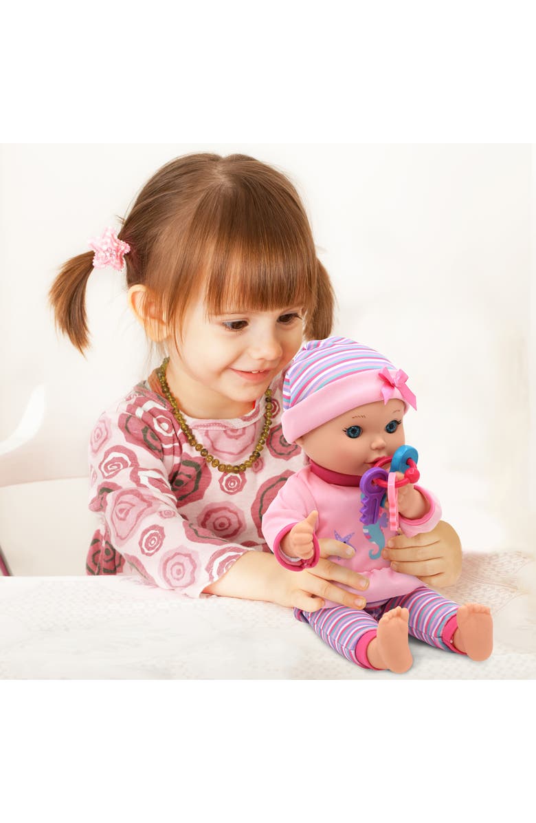 Little Darlings 12" Baby Doll Seahorse, Alternate, color, Multicolored