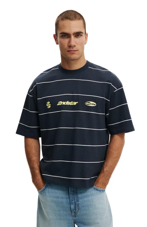 Men's Cropped Fit Graphic T-Shirt