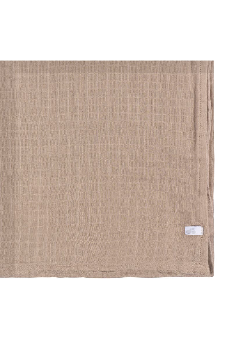 Just Born Muslin Swaddle Tan Blankets 2-Pack, Alternate, color, Tan Nature