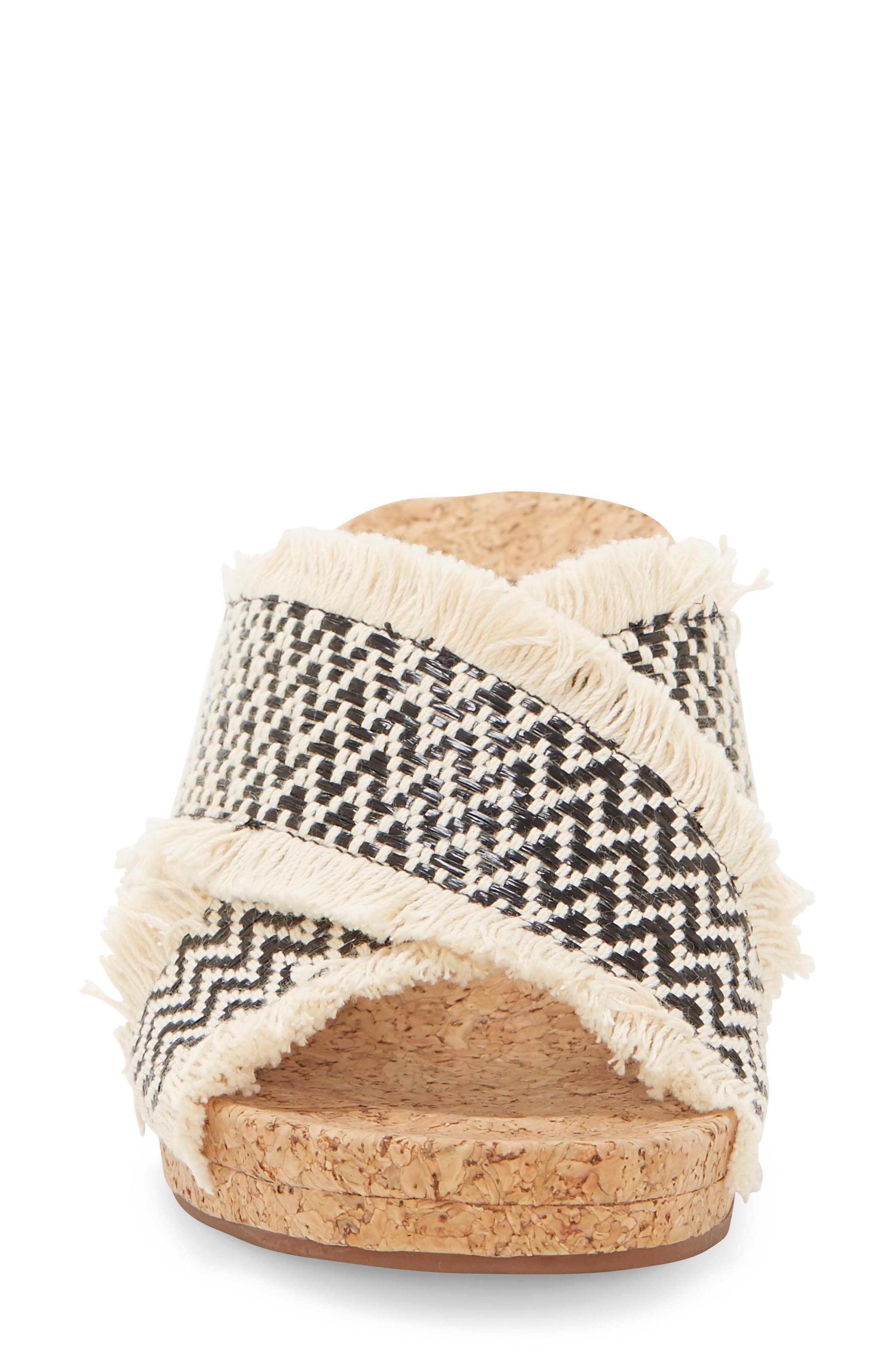 Lucky Brand Khillian Woven Wedge Slide Sandal, Alternate, color, 