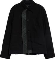 Sacai Reversible Nylon Twill & Ripstop Jacket