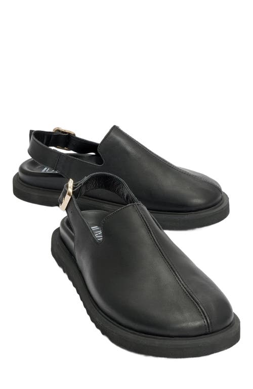 Forever & Always Shoes Laby Leather Clogs In Black Leather