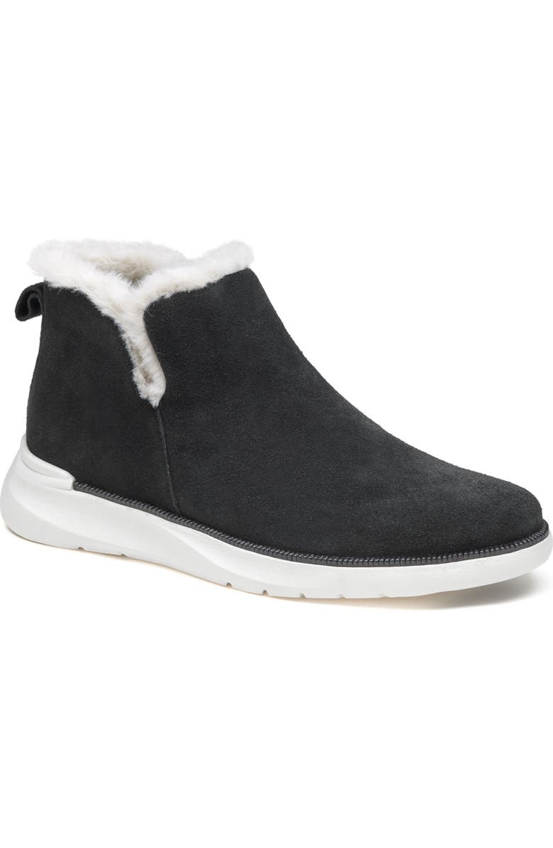Johnston & Murphy Emery Waterproof Faux Shearling Bootie, Main, color,