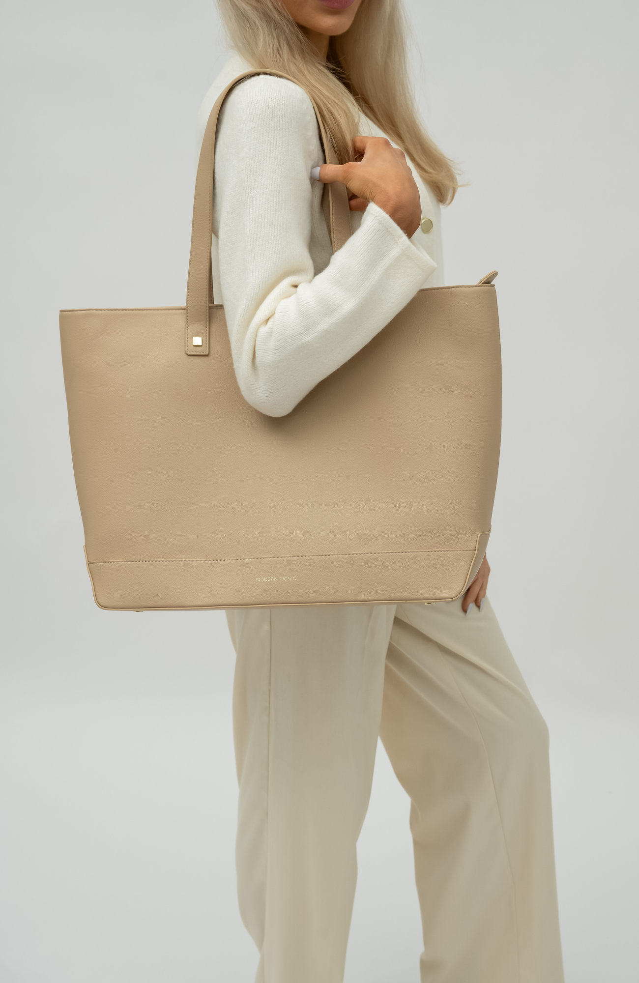 THE TOTE, Alternate, color, Cream