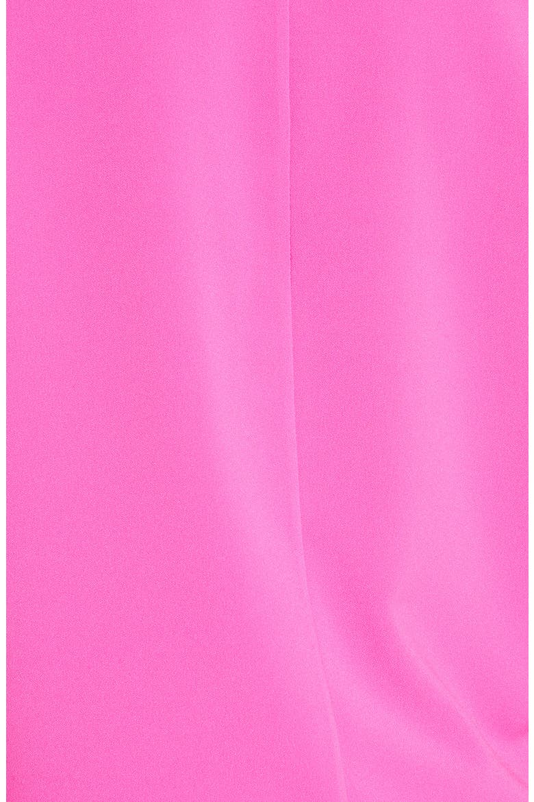 Ammah Embellished Collar Crepe Top, Alternate, color, NEON PINK