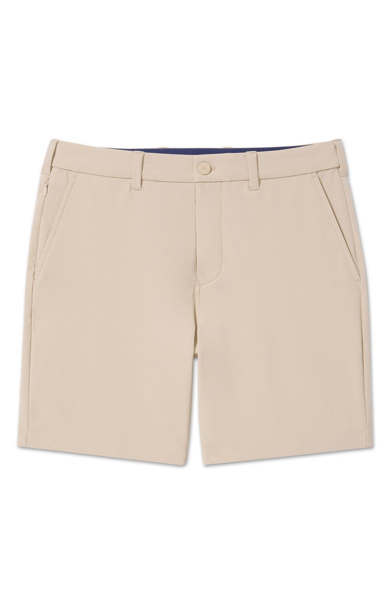 Mizzen+Main Helmsman Slim Fit Performance Chino Shorts, Alternate, color, Light Khaki