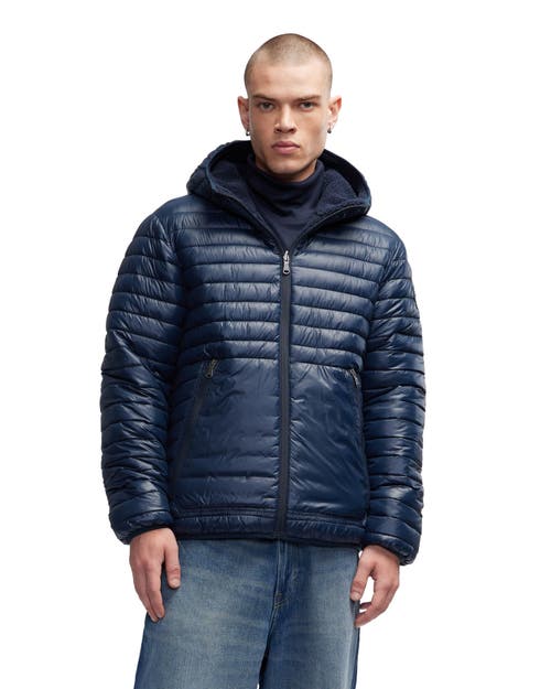 Pajar Kai Lightweight Reversible Puffer In Blue
